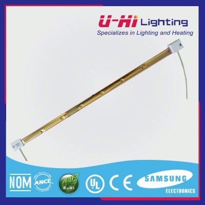 Long Lifetime Golden Infrared Halogen Waterproof Outdoor Heating Lamp For Footwear Industry