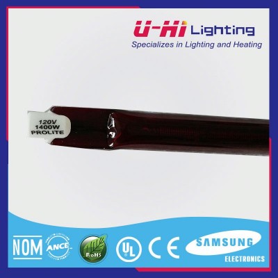 Quick Delivery Logo Printed Round ruby infrared halogen heating lamp r7