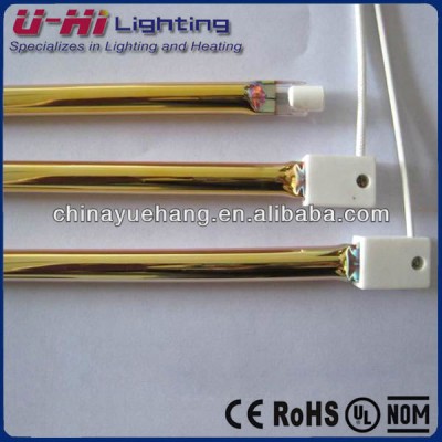 infrared heat lamp with gold coated reflector heating lamp